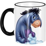 Tasse a caf� bourriquet imprim�e tasse en c�ramique blanche r�versible tasse a th� vacances de no�l - ...