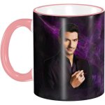 Tasse a caf en cramique grave en 3d lucifer, tasse a th, tasse en porcelaine tendre, 330ml