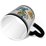 Tasse �� caf�� en c��ramique �� motif de dessin anim�� adventure time, grande capacit��, adapt��e �� ...
