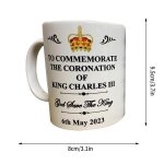 Tasses a caf� en c�ramique a motif king charles iii, tasse a th�, grande - bretagne, tasse de couronnement ...