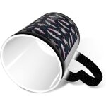 Tasse  caf en cramique  motif de poisson salamandre, tasse  couleur changeante, grande capacit ...