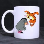 Tasse a caf� en c�ramique, tigre heureux, mignon bourriquet, personnalis�e, tendance, tasse a th�, 11 ...