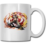 Tasse a caf� dr�le de 11 onces, tasses de feu fra�ches de queue d'anime de f�e natsu, anniversaire unique ...