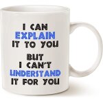 Tasse a caf� dr�le d'ing�nieur cadeaux de no�l, je peux vous l'expliquer mais je ne peux pas le comprendre ...