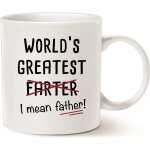 Tasse a caf drle de papa cadeaux de fte des pres, le plus grand pre du monde, je veux dire pre, ...