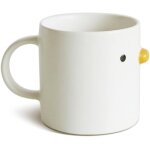 Tasse a caf drle de poussin, tasse de canard glaure faite a la main, tasses a lait en cramique de ...