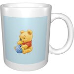 Tasse a caf�, mignonne winnie l'ourson, motif miel, tasse a th� en c�ramique pour no�l, thanksgiving, ...