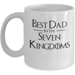 Tasse a caf� meilleur papa des sept royaumes (blanc) 11 oz dr�le game of thrones grand - p�re f�te des ...