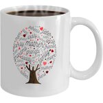 Tasse a caf personnalise cadeaux cuperamic tasse a th concept d'illustration d'arbre gnalogique ...