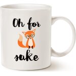 Tasse a caf en porcelaine avec citation amusante de betteraves, oh pour fox, cadeaux de nol ou d'anniversair ...