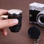 Tasse a caf� portable polyvalente en acier inoxydable, mini tasse a main, lentille d'appareil photo, ...