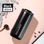 Tasse a caf thermos en acier inoxydable, anti - fuite, flacon thermique de voyage, sous vide, isol, ...