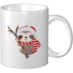 Tasse a cafe 11 oz arbre de xmas mignon paresseux allonge sur l'arbre pour le bureau la maison cadeau ... Tasse a cafe 11 oz arbre de xmas mignon paresseux allonge sur l'arbre pour le bureau la maison cadeau ...