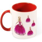 Tasses a cafe amusantes, tasse a the de 330 ml, poupee fille, beaux grands yeux, jupe rouge souriante, ... Tasses a cafe amusantes, tasse a the de 330 ml, poupee fille, beaux grands yeux, jupe rouge souriante, ...