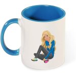 Tasses a cafe amusantes, tasse a the de 330ml, poupee princesse, cheveux longs dores, robe bleue, utilisee ... Tasses a cafe amusantes, tasse a the de 330ml, poupee princesse, cheveux longs dores, robe bleue, utilisee ...