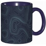 Tasse a cafe carte abstraite dash line rayures contours topographiques motif moderne sur le theme de ... Tasse a cafe carte abstraite dash line rayures contours topographiques motif moderne sur le theme de ...