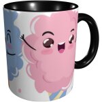 Tasses a cafe en ceramique de barbe a papa douce de bande dessinee drole 11 oz cadeaux de tasse de the ... Tasses a cafe en ceramique de barbe a papa douce de bande dessinee drole 11 oz cadeaux de tasse de the ...