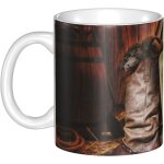 Tasse a cafe en ceramique c cadeau pour amateur de cafe pour femme, maman. 330 ml adapte pour le cafe, ...