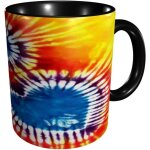 Tasses a cafe en ceramique de colorant de coeur d'amour colore 11oz cadeaux de tasse de the de nouveaute ...