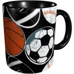 Tasses a cafe en ceramique a motif de ballon de basket - ball de football de sport, tasse a the de nouveaute ...