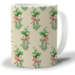 Tasse a cafe en ceramique, tasse a cafe de plante tropicale d'ete 330ml, tasse a the de bureau de conge ...
