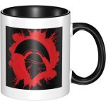 Tasse a cafe en ceramique - tasse de voyage en ceramique avec casque de guerrier spartiate - tasse a ... Tasse a cafe en ceramique - tasse de voyage en ceramique avec casque de guerrier spartiate - tasse a ...