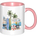 Tasse a cafe en ceramique - tasse de voyage en ceramique pour week - end de surf - tasse a boisson personnalis ...
