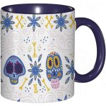 Tasse a cafe cinco de mayo cranes de sucre culturels motif d'os et de fleurs. imprime bleu azur tasse ... Tasse a cafe cinco de mayo cranes de sucre culturels motif d'os et de fleurs. imprime bleu azur tasse ...