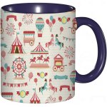 Tasse a cafe cirque carnaval ferry roue carrousel ballons vendeur de creme glacee style vintage impression ... Tasse a cafe cirque carnaval ferry roue carrousel ballons vendeur de creme glacee style vintage impression ...