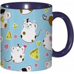 Tasse a cafe cochon d'inde mignon cavy, theme animal drole joli coeur d'animal de compagnie amour. vert ...