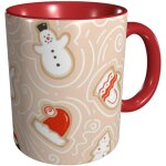Tasse a cafe de couleur amusante, tasses a biscuits avec gants de bonhomme de neige de xmas, larges tasses ...