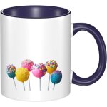 Tasse a cafe de couleur amusante - tasses a bonbons sucettes colorees - larges tasses a the - cafe et ...