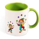 Tasse a cafe de couleur de jonglerie de nez rouge de ballon drole heureux de clown, tasse en ceramique ... Tasse a cafe de couleur de jonglerie de nez rouge de ballon drole heureux de clown, tasse en ceramique ...