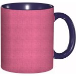 Tasse a cafe damasse fleur traditionnelle avec des inspirations baroques sur fond de couleur pastel imprime, ...