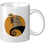 Tasse a caf l'trange nol de monsieur jack 330ml, vaisselle en poterie, personnage de dessin anim, ...