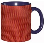 Tasse a cafe etui moderne conception de tricot ancienne image d'art vectoriel faite a la main impression ...
