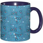 Tasse a cafe avec etui moderne image geometrique avec lignes et points cercles ronds carre industriel ...