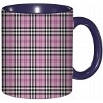 Tasse a cafe feminin rose tartan anglais femmes mode celtique a carreaux raye classicalatin. impression ...