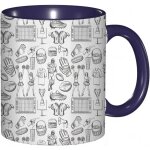 Tasse a cafe tasse de football balle pom - pom girl joueur baskets equipement de sport modele de croquis. ... Tasse a cafe tasse de football balle pom - pom girl joueur baskets equipement de sport modele de croquis. ...