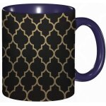 Tasse a cafe en forme de lanterne en forme de trefle marocain etui a quatre feuilles imprime noir et ... Tasse a cafe en forme de lanterne en forme de trefle marocain etui a quatre feuilles imprime noir et ...