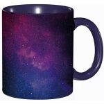 Tasse a cafe galaxie rose et bleue nebuleuse dans le ciel etoile espace science astronomie mondiale imprime ...