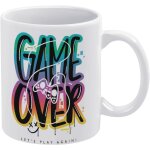 Tasse a cafe game over manette de jeu joystick tasse en ceramique tasses a cafe blanches 11oz pour le ...