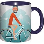 Tasse a cafe geek geek hipster guy chevauchant un velo vintage et voyageant dans le monde carpe diem ... Tasse a cafe geek geek hipster guy chevauchant un velo vintage et voyageant dans le monde carpe diem ...