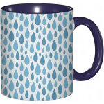 Tasse a cafe gouttes de pluie dans des tons de style doodle classique motif de gouttelettes liquides. ... Tasse a cafe gouttes de pluie dans des tons de style doodle classique motif de gouttelettes liquides. ...