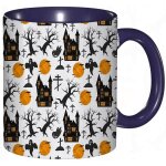 Tasse a cafe halloween fantome mystere chateau chauve - souris cimetiere foret brumeuse theme d'halloween ...