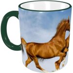 Tasses a cafe jump horse pour hommes et femmes - tasse en ceramique - tasse a the - tasse de voyage pour ...