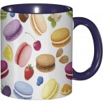 Tasse a cafe macarons fran?ais traditionnels colores avec baies citrons amandes pistaches et chocolat. ... Tasse a cafe macarons fran?ais traditionnels colores avec baies citrons amandes pistaches et chocolat. ...