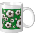 Tasse a cafe motif ballon de football 11oz - tasse personnalisee cadeaux d'anniversaire droles tasse ...