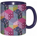 Tasse a cafe motif de courtepointe colore inspire du design floral geometrique avec des elements en forme ... Tasse a cafe motif de courtepointe colore inspire du design floral geometrique avec des elements en forme ...