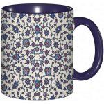 Tasse a cafe motif floral marocain impression de conception baroque rococo victorienne, tasse de tasse ...